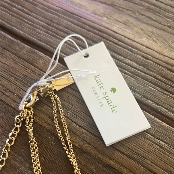 Kate Spade Gold and White Layered Necklace - Picture 2 of 10